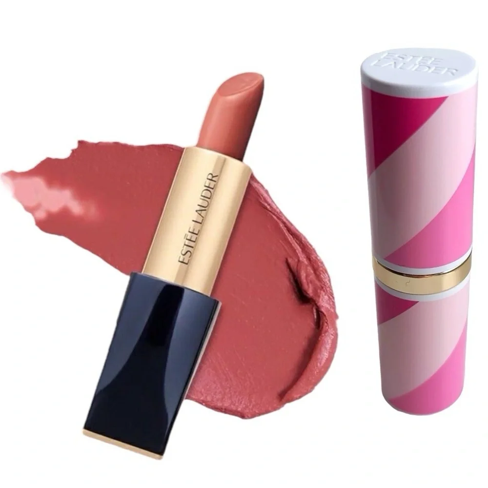 Estee Lauder Pure Color Rebellious Rose Lipstick 420 Limited Edition Pink Tube
